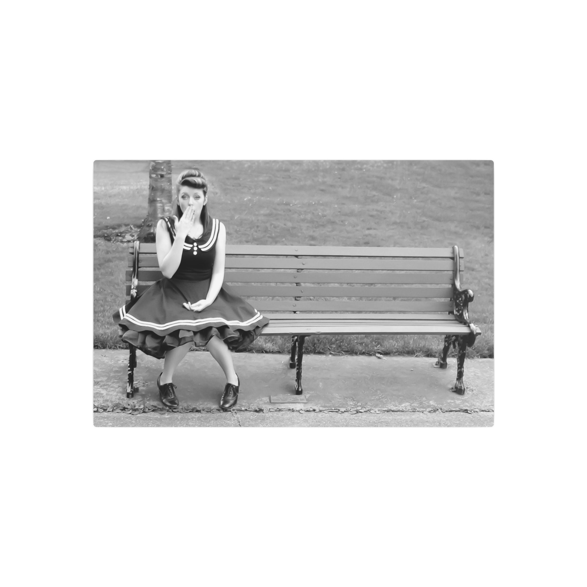 Sailor Girl Metal Art