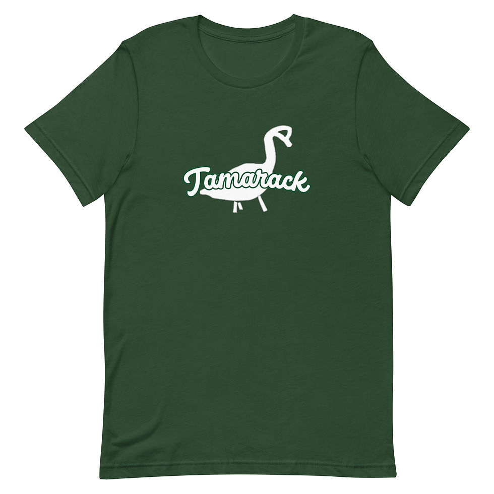 Outline Unisex T-Shirt Forest Green