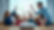 תוכן (הנושא המרכזי)_ _A diverse group of cheerful elementary school children and a male te