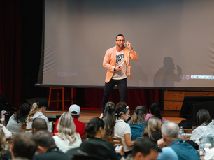 Keynote speaker Jake Thompson at REVB 2026