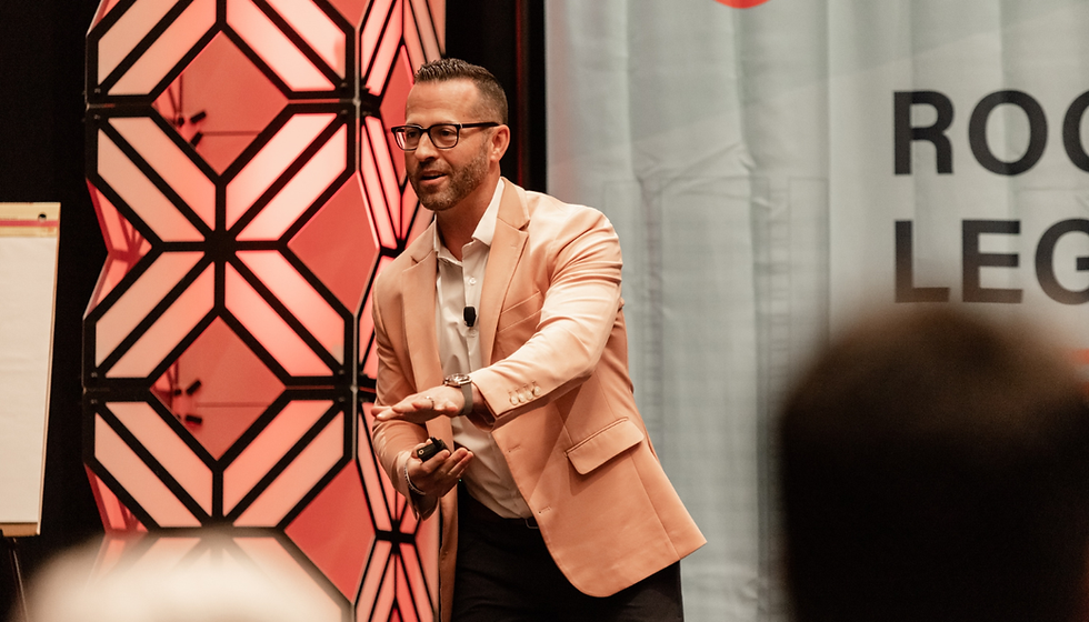 Speaker Jake Thompson at a 2025 Annual Conference