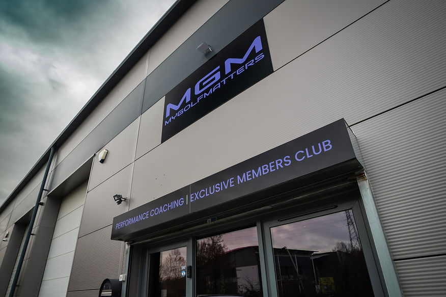 Front of My Golf Matters indoor golf studio in Wokingham, Berkshire