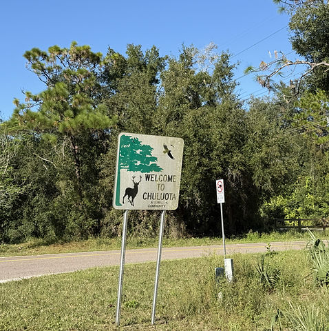 Chuluota Welcome Sign