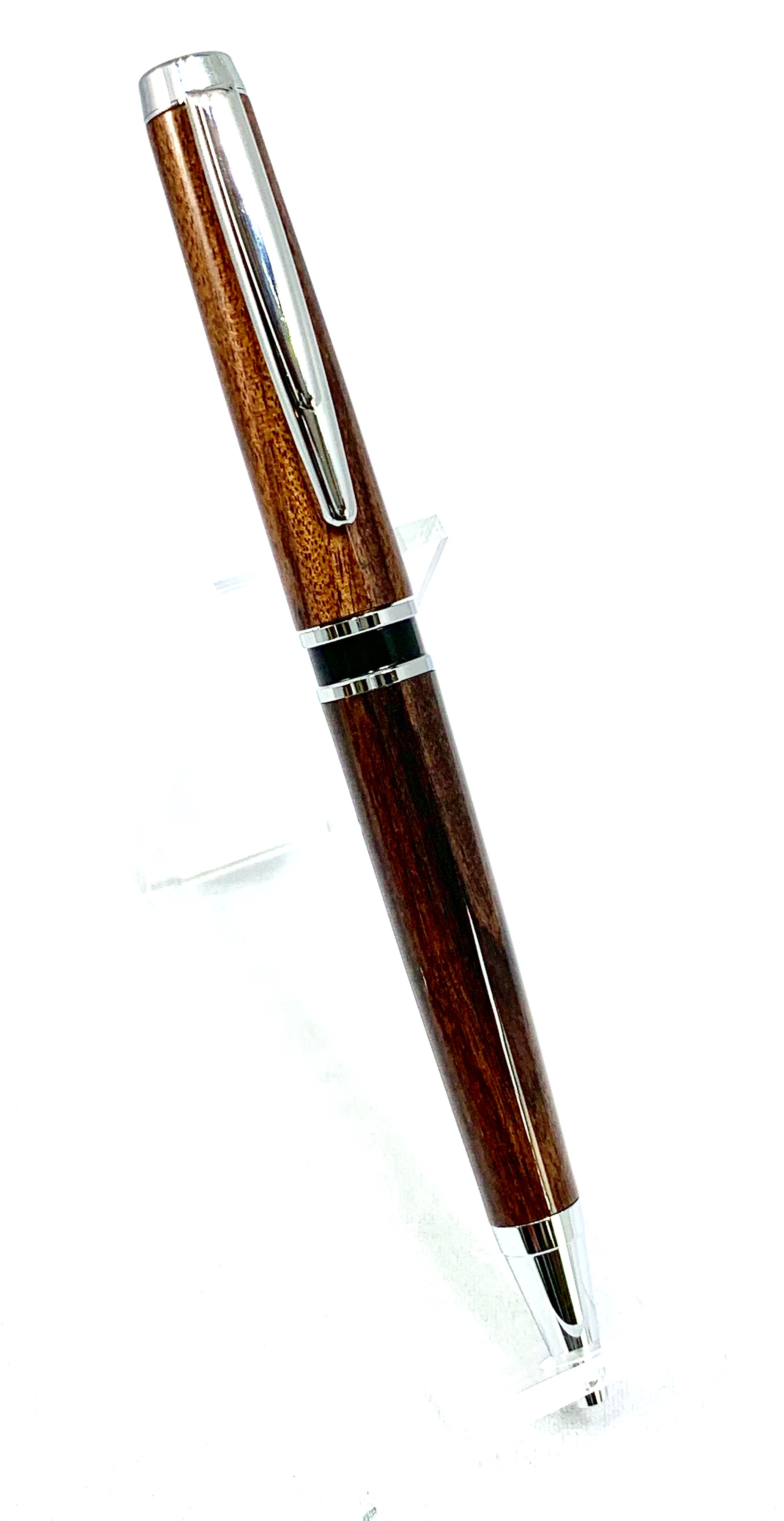 Brazilian Cherry Double Twist Ballpoint Pen