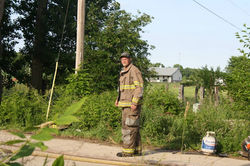 Firefighter Jeff Thornton