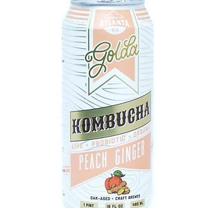 Peach Ginger Kombucha