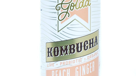 Peach Ginger Kombucha