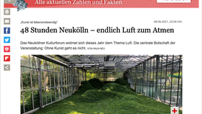 „Kunst ist lebensnotwendig“48 Stunden Neukölln – endlich Luft zum Atmen