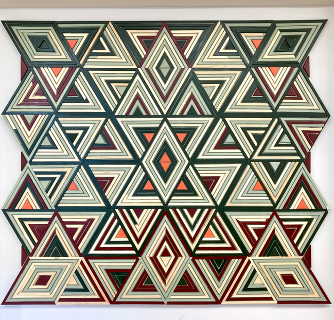 Triangles 200x180cm