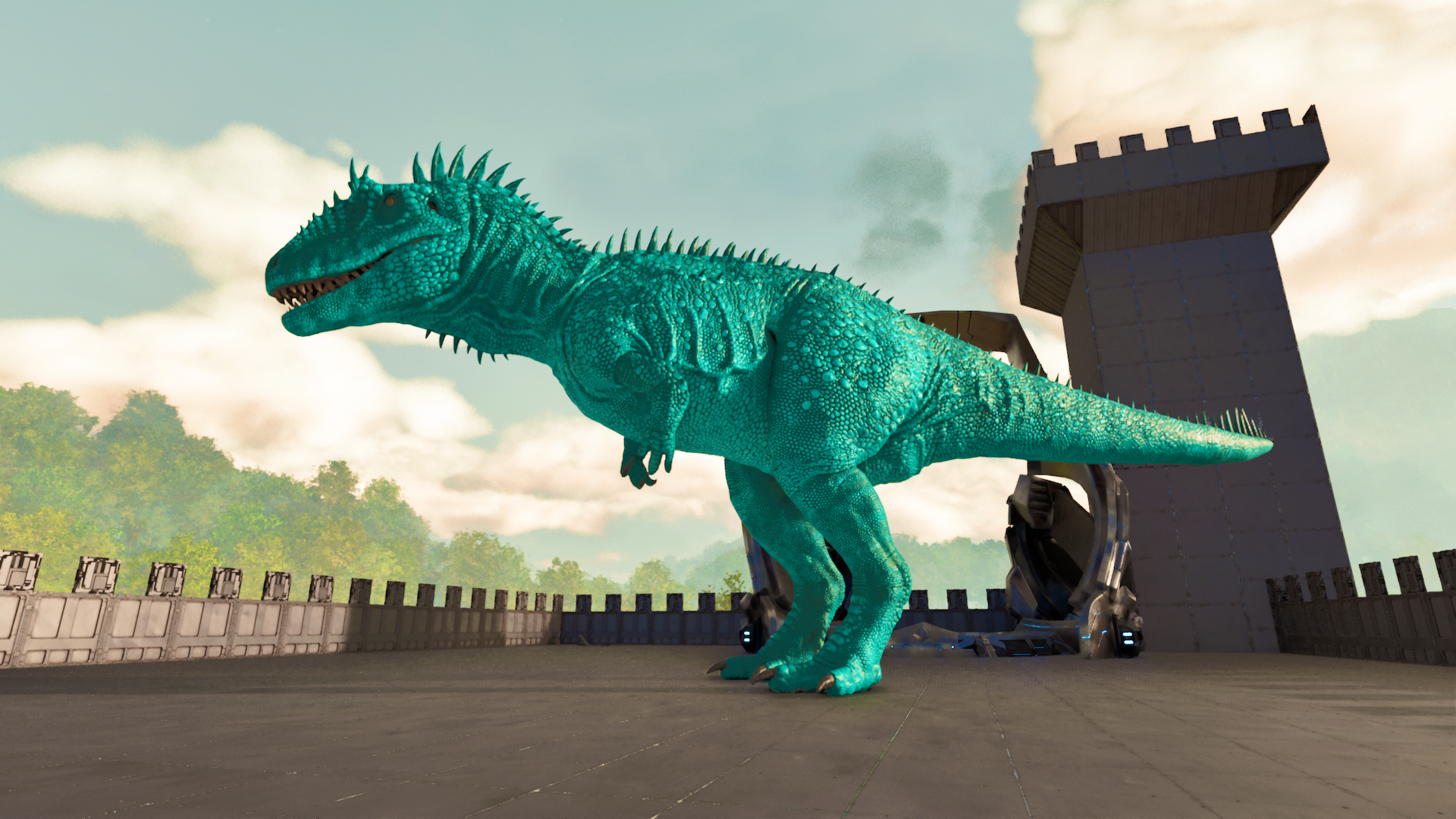 Solid Cyan #5 Female Carcha (Cross PVE Bryar)