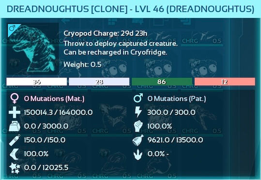 Thumbnail: Dreadnoughtus Orange & Green Top HP Male  (Cross PVE Bryar)