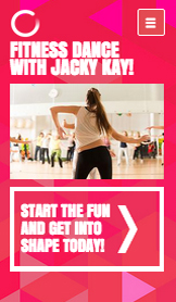 Sport & fritid hjemmesideskabeloner – Danseinstruktør