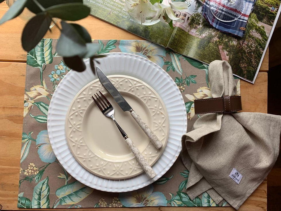 Miniatura: GUARDANAPO LINHO MESCLA