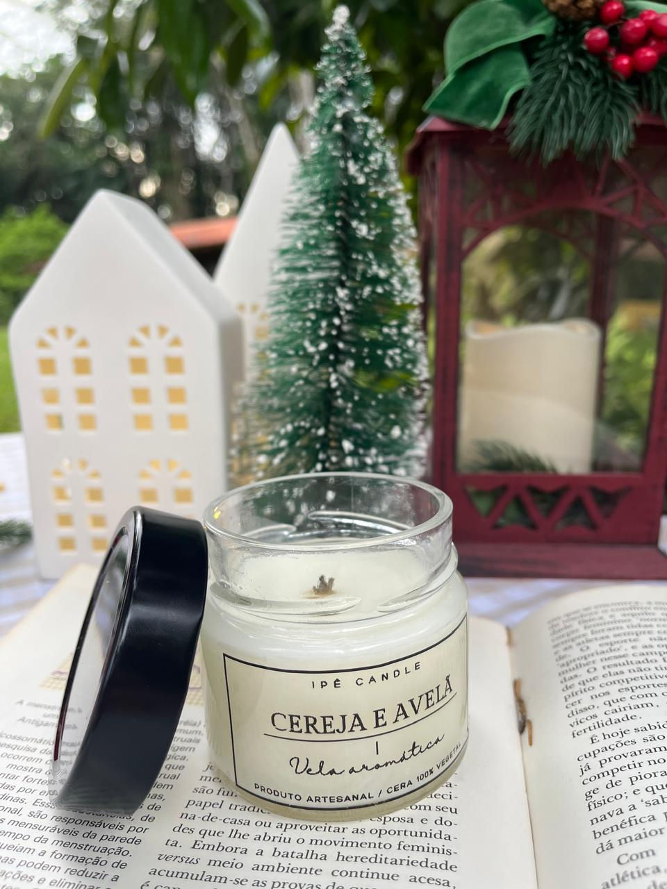 Miniatura: VELA AROMÁTICA CEREJA E AVELÃ