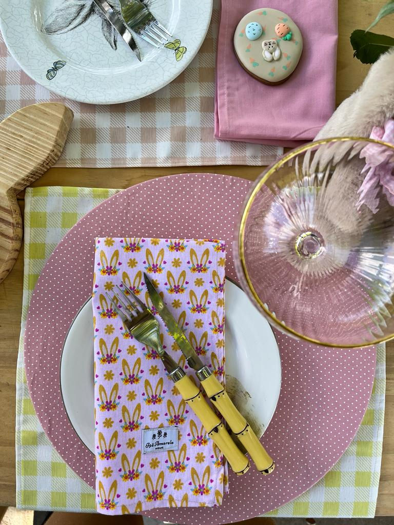 Miniatura: GUARDANAPO ORELHAS DE COELHO