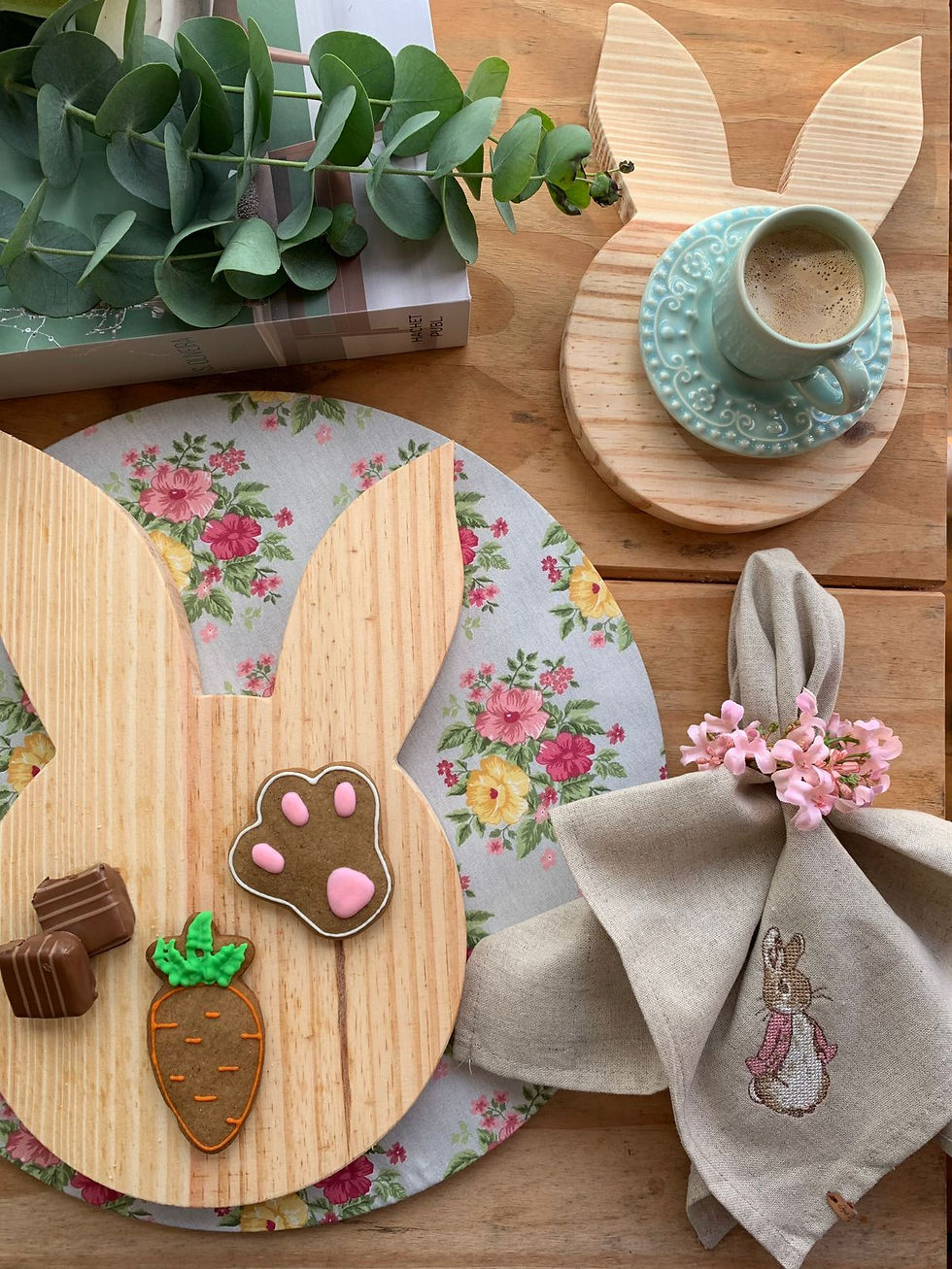 Miniatura: TÁBUA CABEÇA DE COELHO P