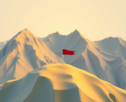 blank small red flag on mountain.jpg