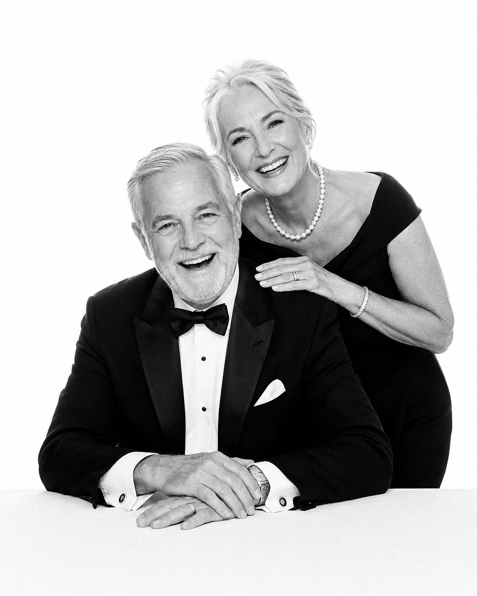 ©Exclusive Events 2026-7 - Black and white portrait of guests photographed by Exclusive Events
