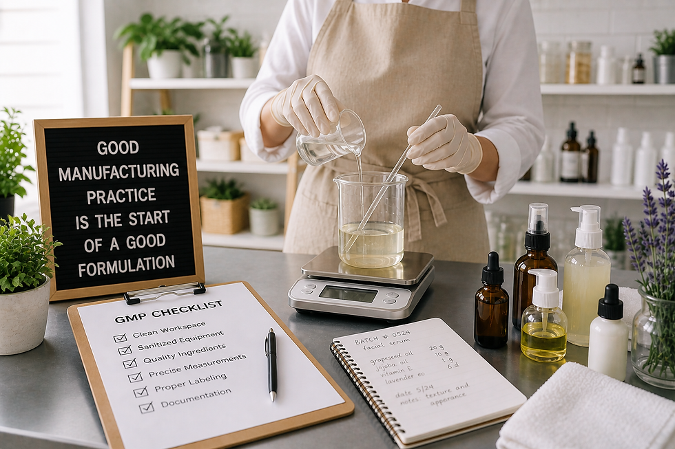 The Importance of GMP in At-Home CosmeticManufacturing