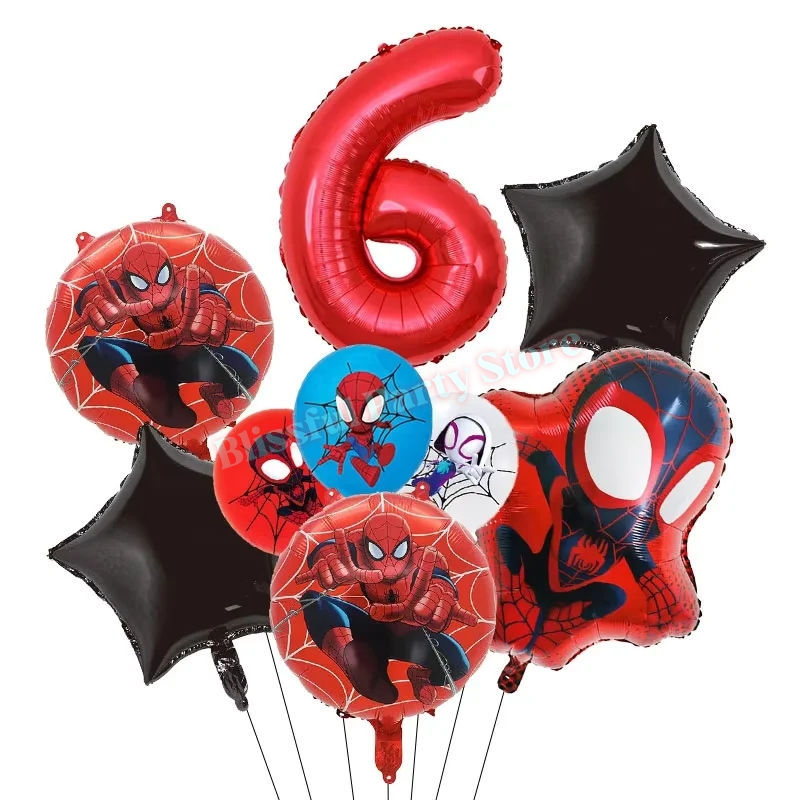 Thumbnail: Spidey and His Amazing Friends Birthday Decoration balloons