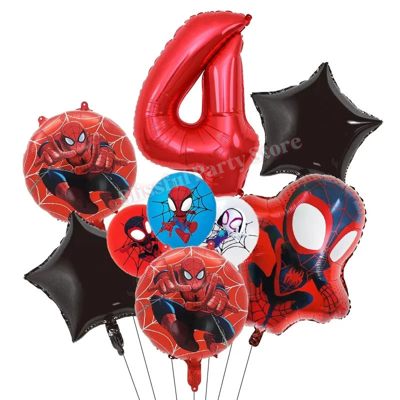 Thumbnail: Spidey and His Amazing Friends Birthday Decoration with balloons
