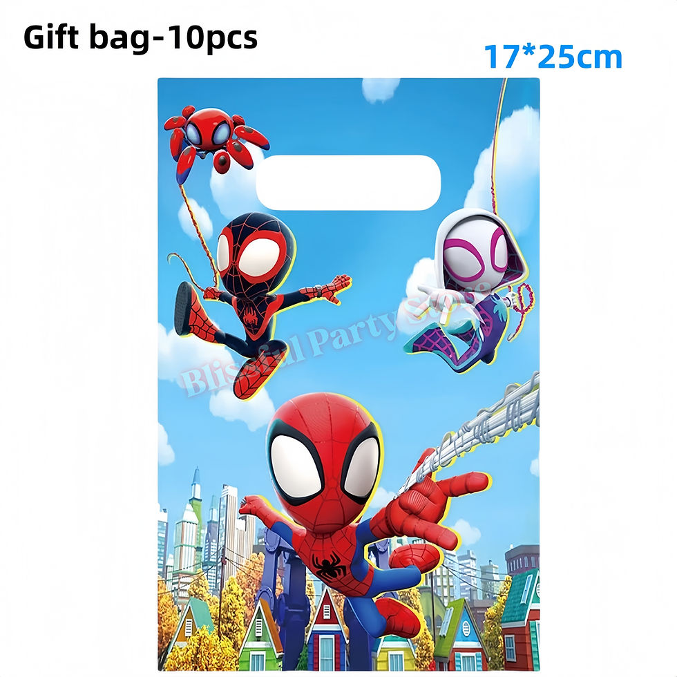 Thumbnail: Spidey and His Amazing Friends birthday decoration gift bags