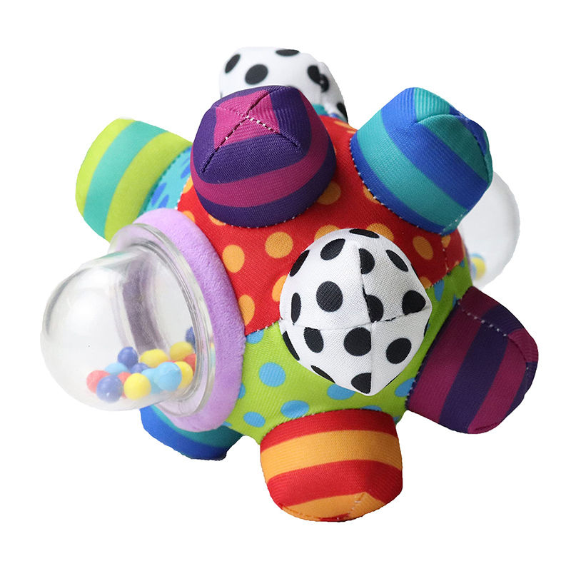 Thumbnail: Toddlers Sensory Bell Toys Cognitive Developmental Bumpy Ball Rattles Newborns