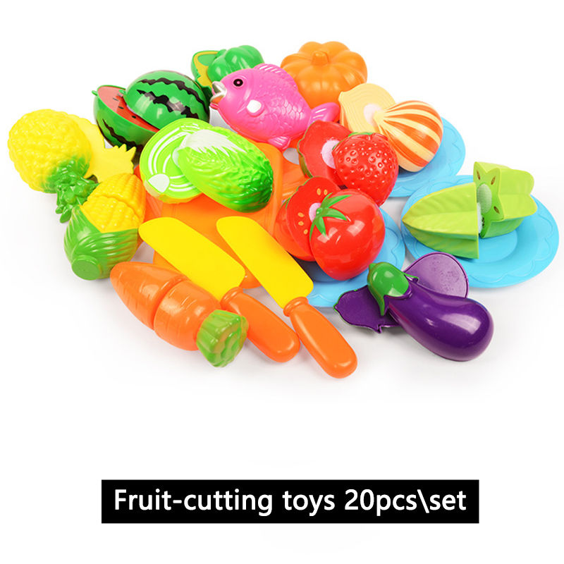 Thumbnail: Baby Felt Board Play Food Toys Wall Sticker Fruits Vegetables Pretend Play Kitch