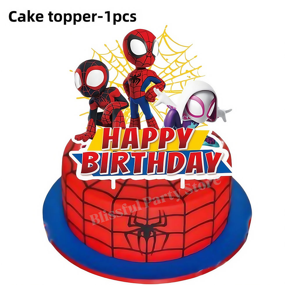 Thumbnail: Spidey and His Amazing Friends birthday decoration cake topper
