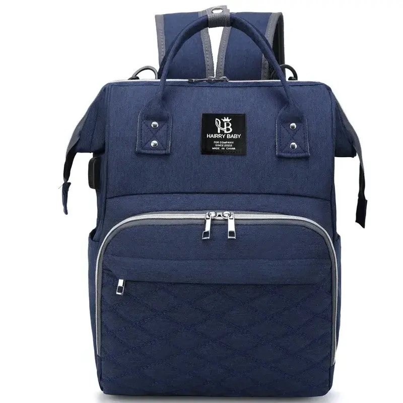 Thumbnail: Large Capacity Mommy Diaper Bag Baby Stroller Hanging Backpack with Changing Mat