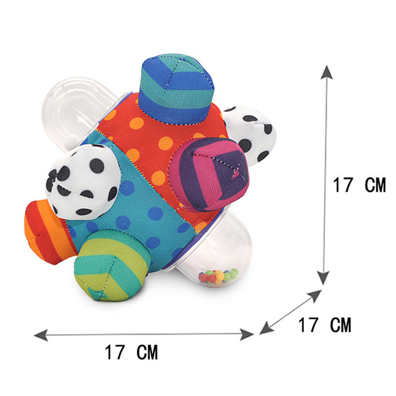Thumbnail: Toddlers Sensory Bell Toys Cognitive Developmental Bumpy Ball Rattles Newborns