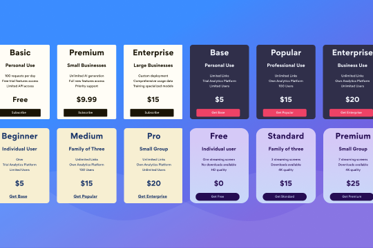 Plan Comparison Table banner