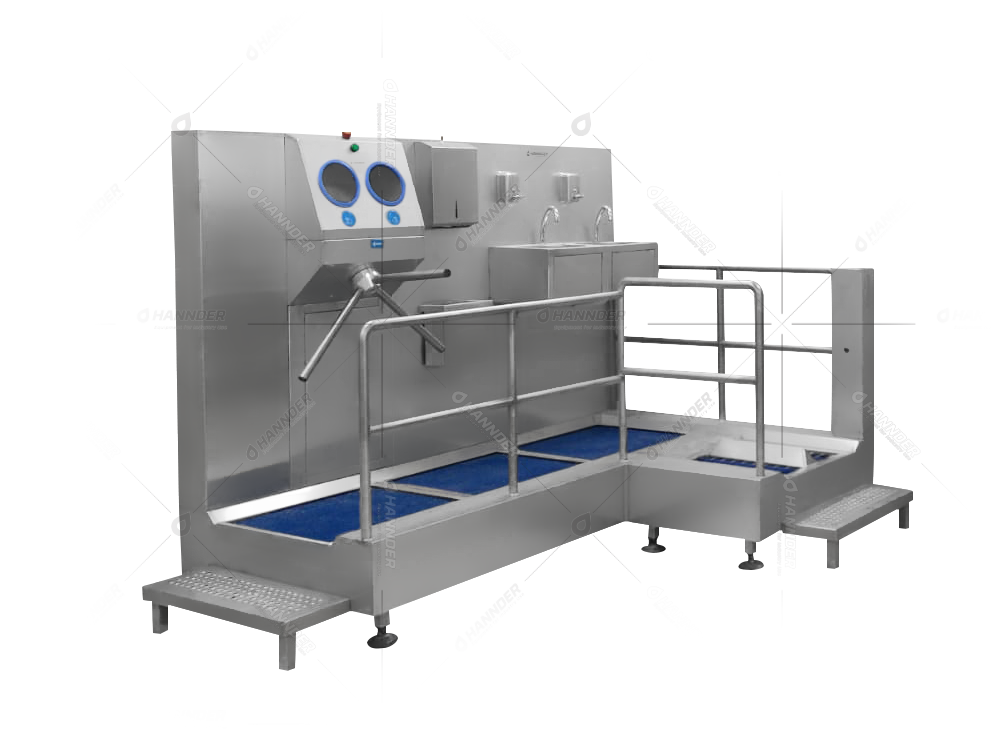 PRO PASS HDT-201 PLUS YARI OTOMATİK EL YIKAMA VE AYAK FIRÇALAMALI HİJYENİK ÜNİTE