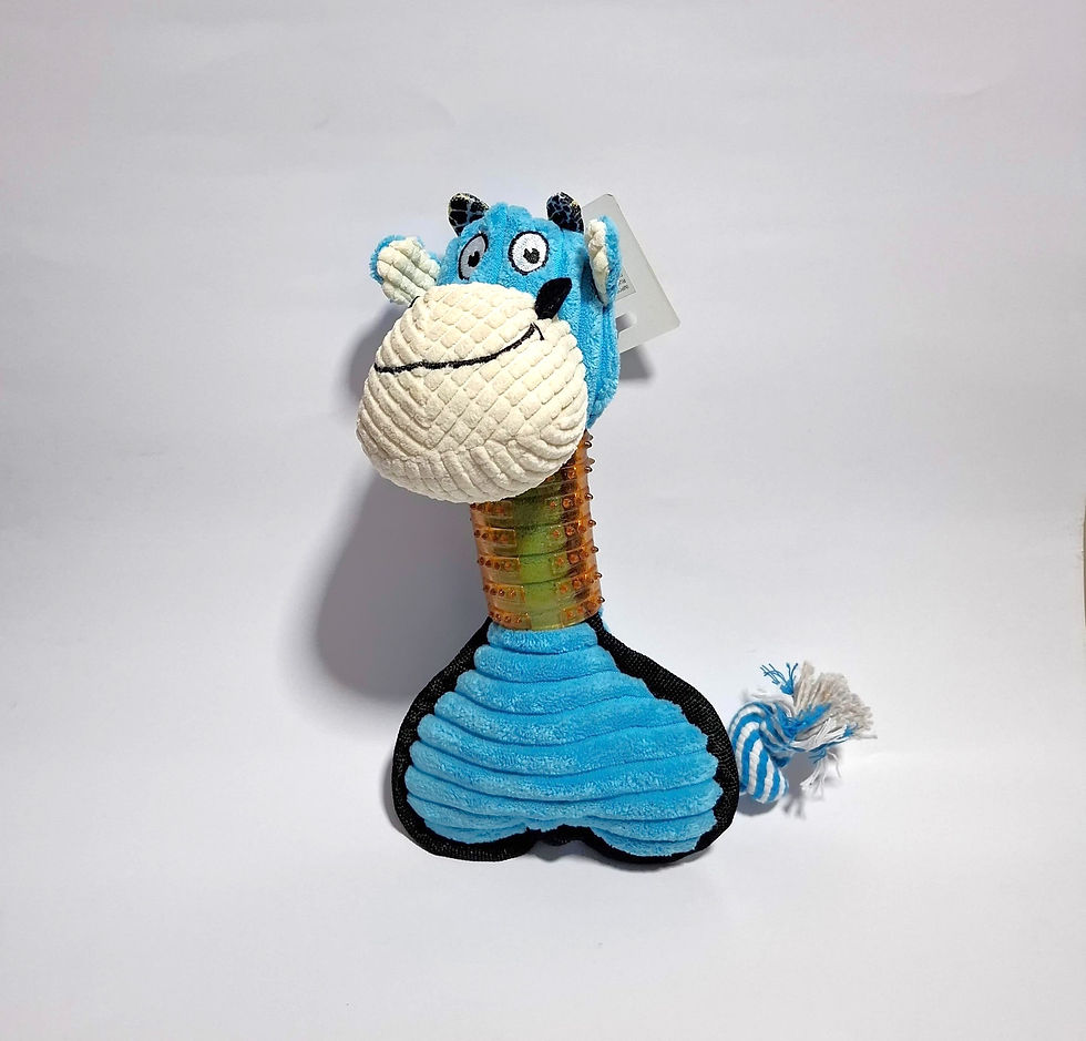Miniatura: JUGUETE PELUCHE CON CUELLO GOMA BURRITO O JIRAFA