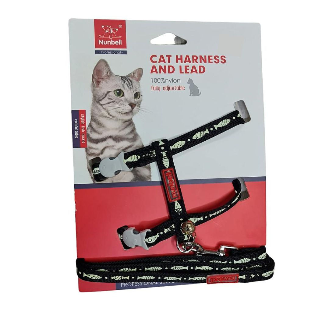 ARNÉS PARA GATO (DISEÑO DE PECES)