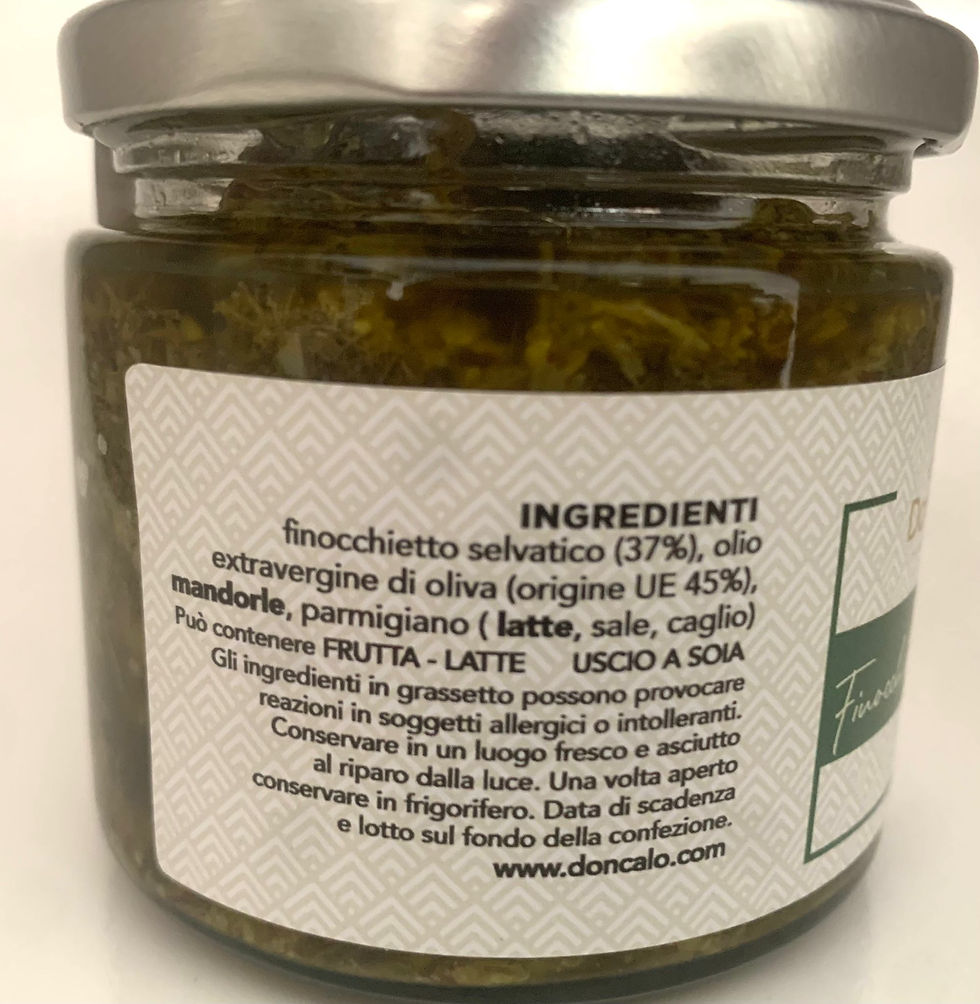 Thumbnail: Pesto di Finocchietto Selvatico e mandorle