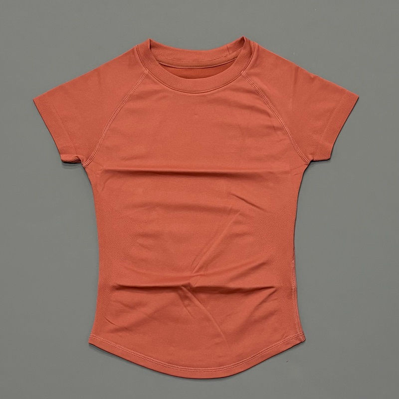 Thumbnail: HISTELLO Sport Short Sleeve Top Seamless Yoga Leotard Clothing Women Running Spo