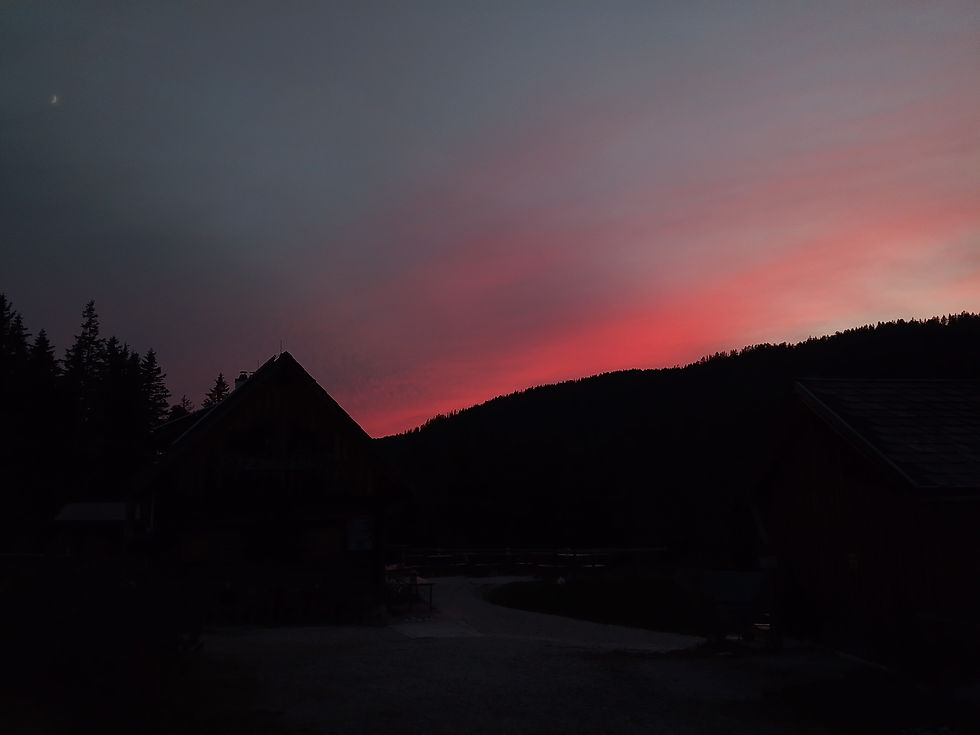 Abendstimmung Viehbergalm