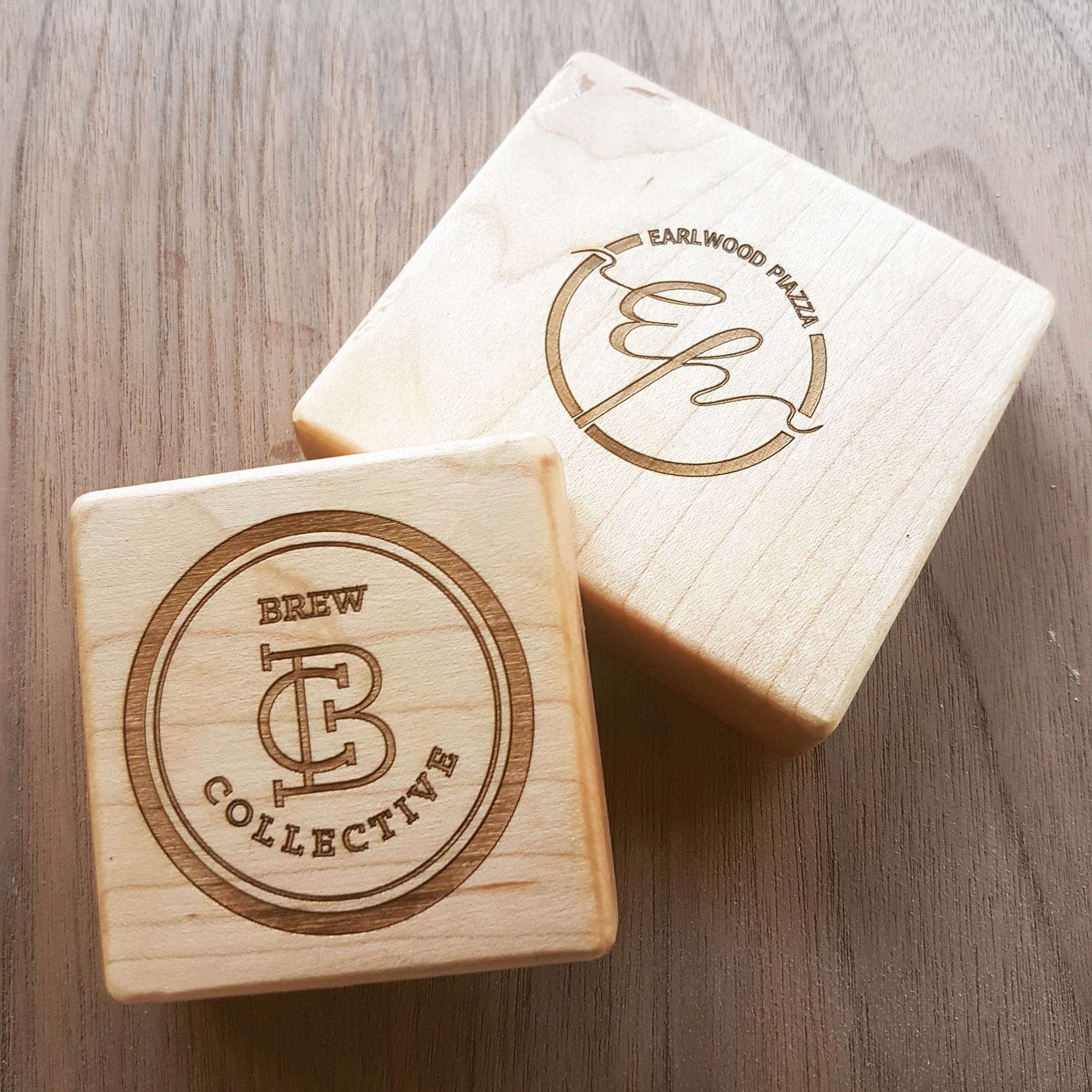 Maple wood Coffee cup stamps