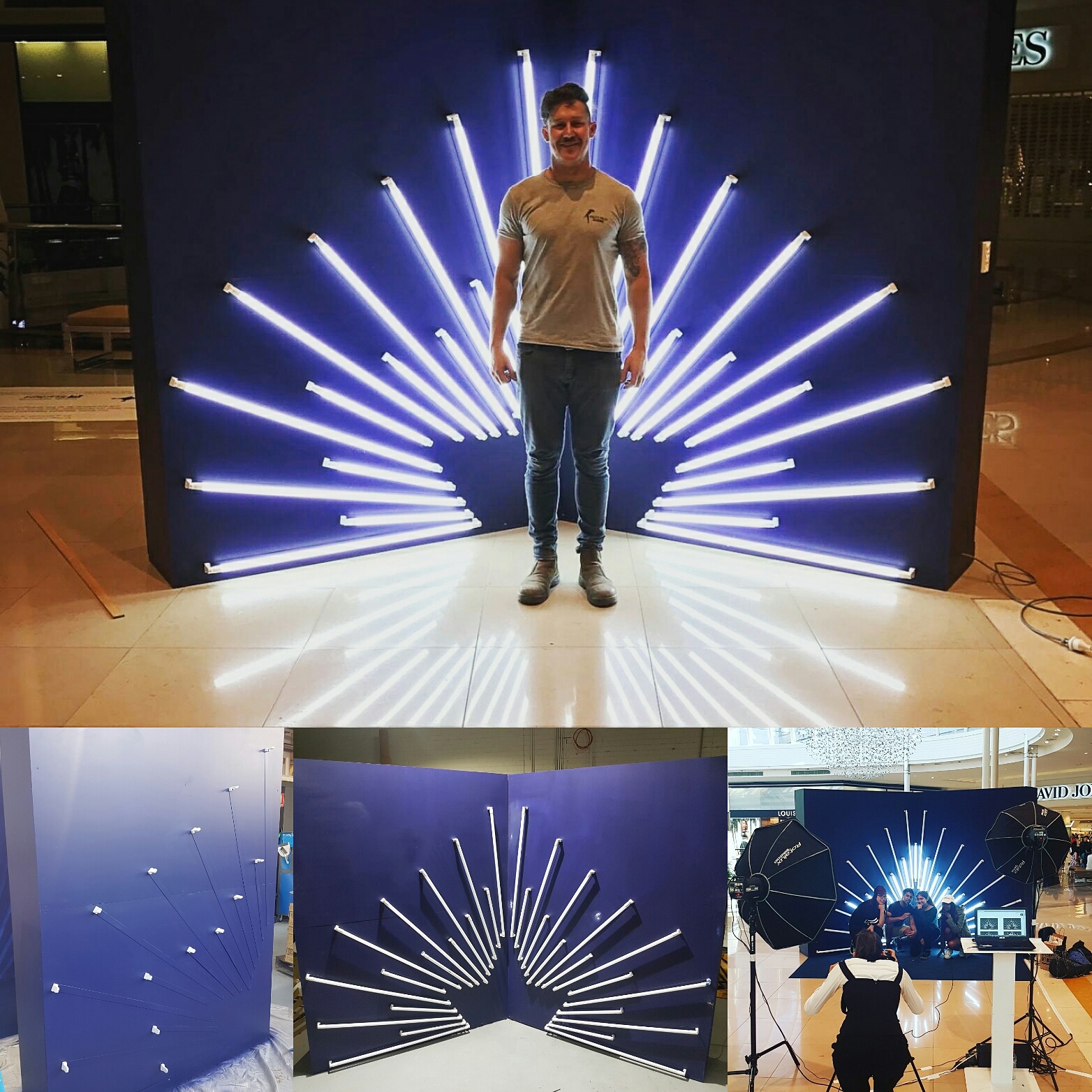 Display wall for Chadstone mall