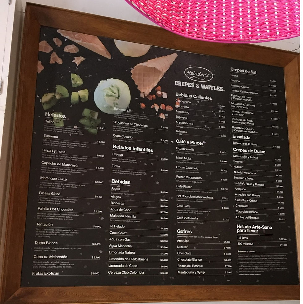 Crepes & Waffles Restaurante Colômbia 2018