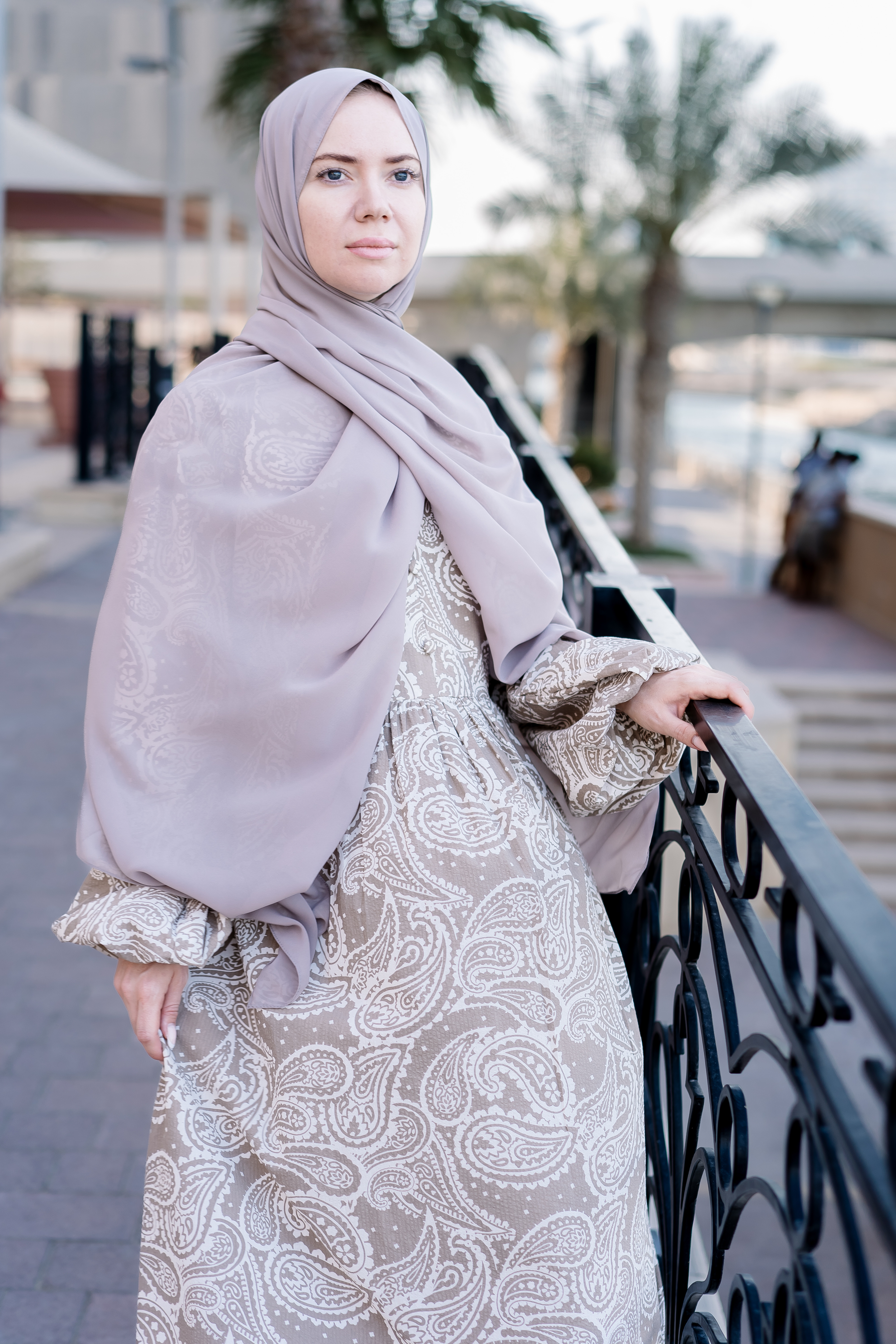 Paisley Print Dress