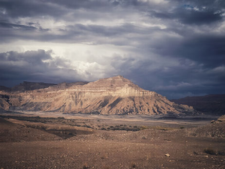 A Monsoon Storm moves over a Plateau