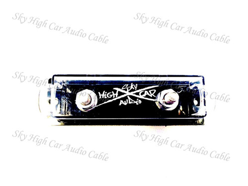 Pack De 5 Fusibles De Cristal Sky High Car Audio 75A - Color Dorado, Para Instalaciones De Audio En Coche