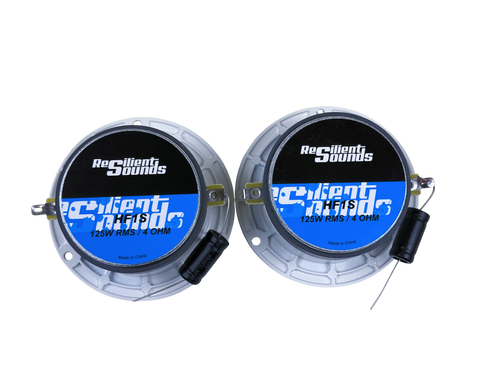 Resilient Sounds HF1S Tweeter 125W RMS (PAIR) 4OHM | resilientsounds