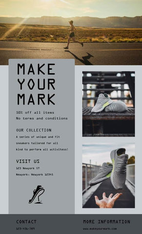 Runner and Sneakers Promotional Poster