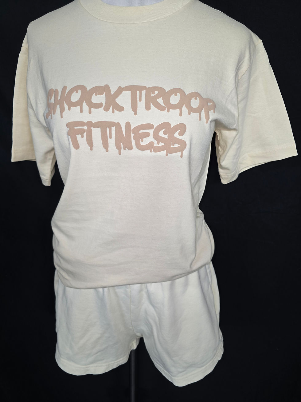 Thumbnail: Beige T shirt, Tan PUFF  drip