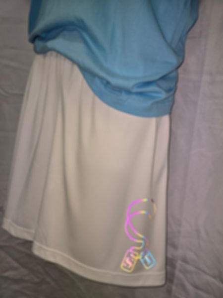 "WORKOUT SHORTS"  THERMAL DOG TAG LOGO 