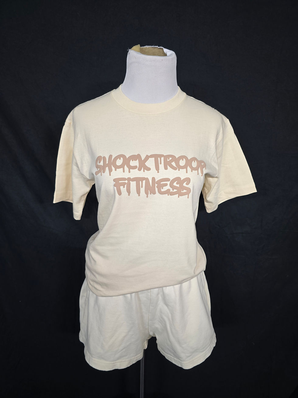 Thumbnail: Beige T shirt, Tan PUFF  drip
