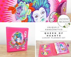 Luxury Queen of Hearts A5 Six Ring Planner Set